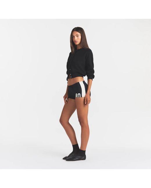 Skims Black Micro Short