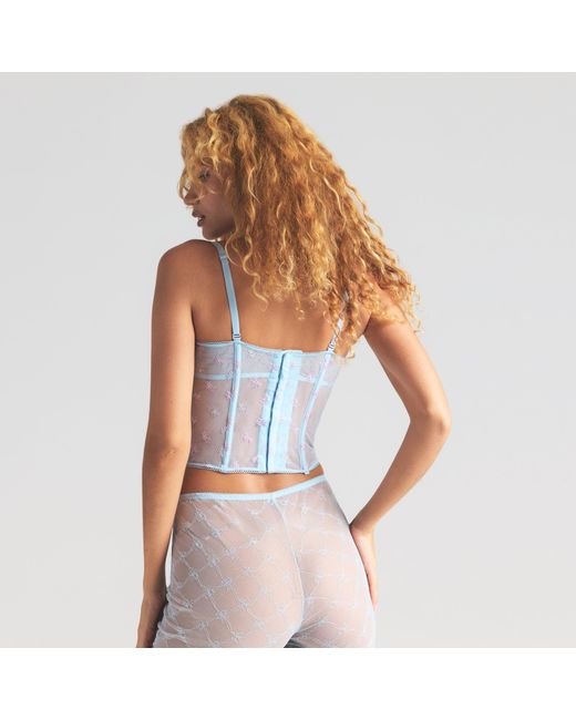 Skims Blue Corset