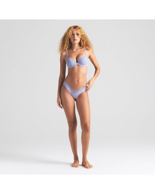 Skims Purple Dipped Thong