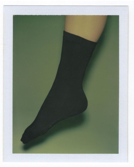 Skims Black Everyday Crew Socks