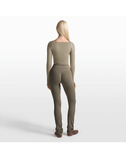 Skims Gray 34" Straight Legging