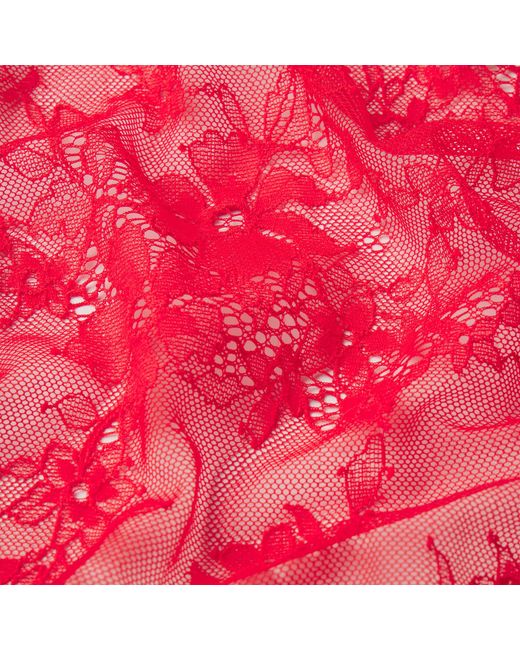 Skims Pink Tie Front Cami Top