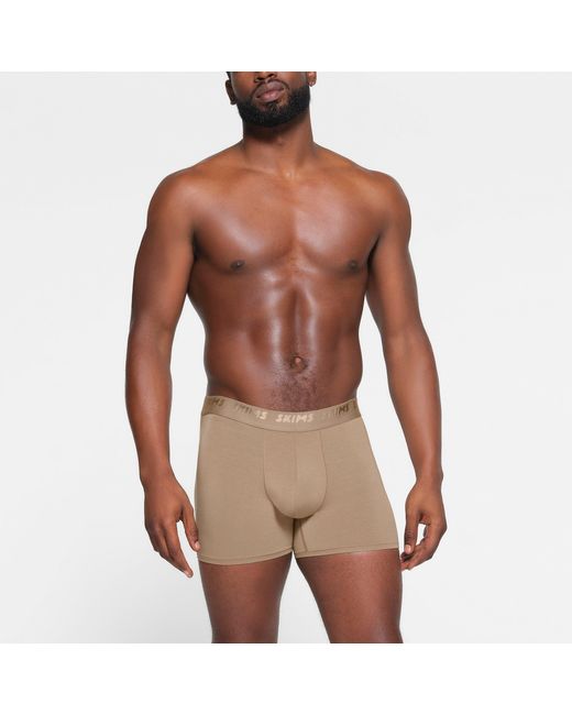 Skims Brown 3-pack Boxer Brief 3" for men