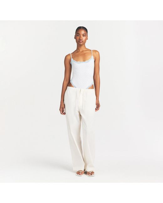 Skims White Cami Bodysuit