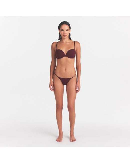 Skims Red T-String Thong