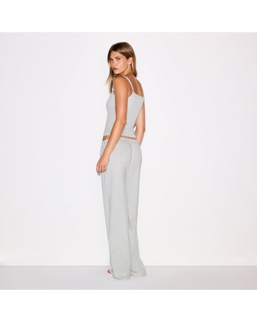 Skims Gray Straight Leg Pants