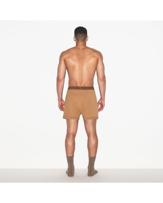 Skims Natural Knit Boxer for men