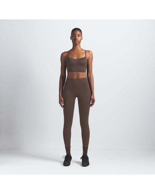 Skims Brown Cami Bra Top