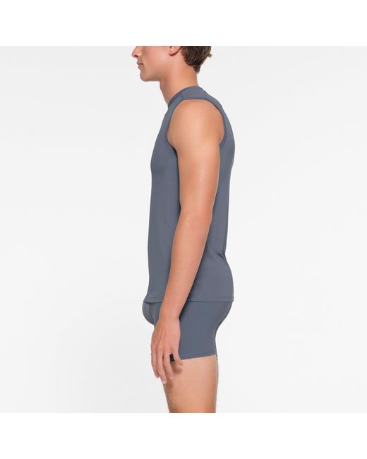 Skims Blue Muscle Tank Top for men