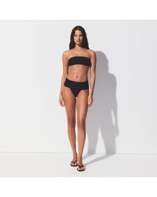 Skims Black Convertible Bikini Bottom