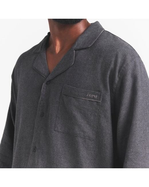 Skims Blue Flannel Sleep Sleep Set for men