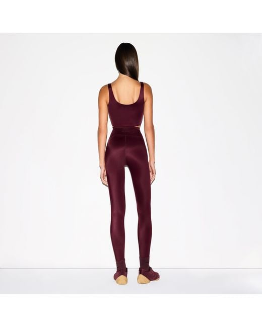 Skims Red Drawcord 26" Legging