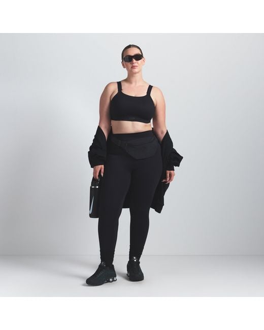 Skims Black Wide Strap Bra