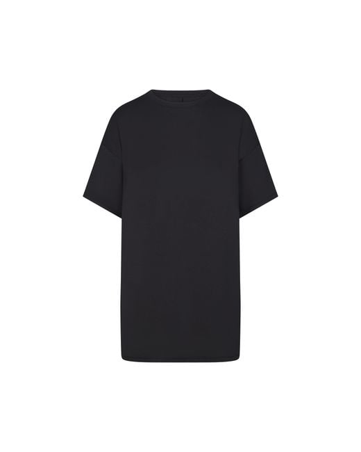 Skims Black Sleep T-shirt Mini Dress
