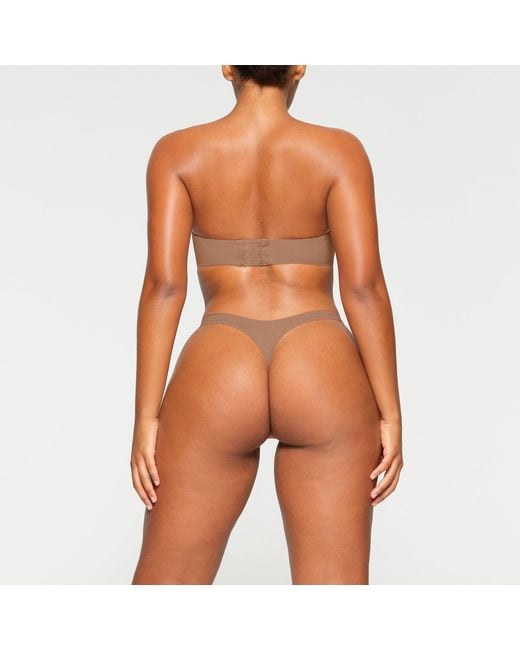 Skims Brown Strapless Bra