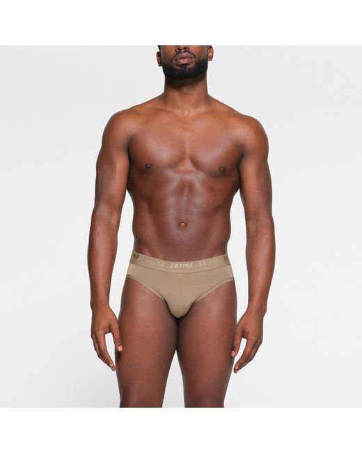 Skims Brown 3-Pack Brief for men