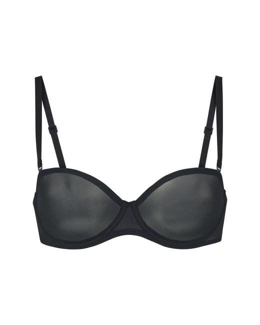Skims Black Strapless Bra