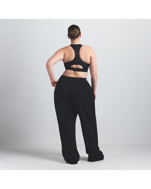 Skims Black High Neck Bra