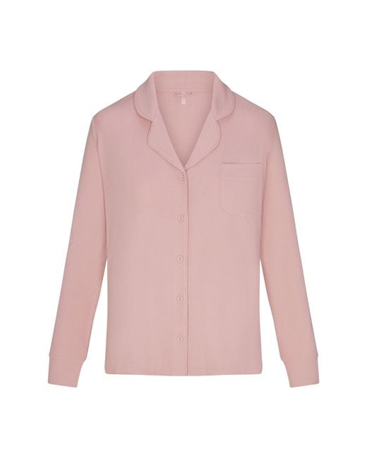 Skims Pink Pajama Set