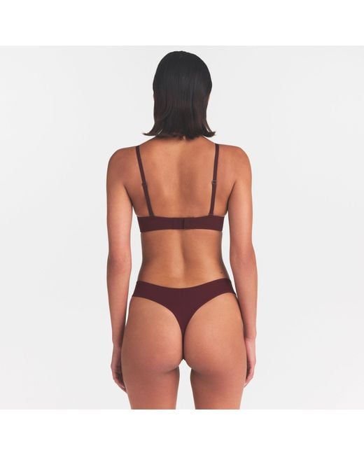 Skims Red Thong