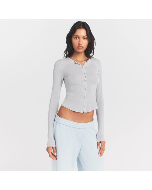 Skims Blue Cardigan