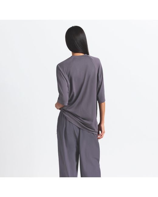 Skims Purple Oversized Tee