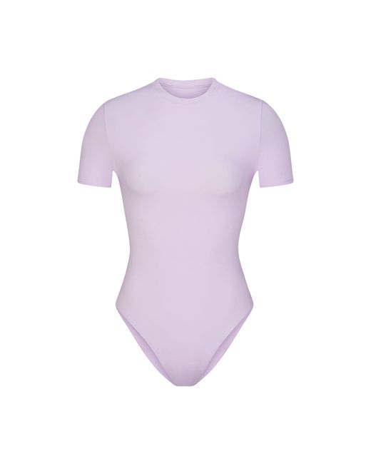 Skims Purple T-shirt Bodysuit