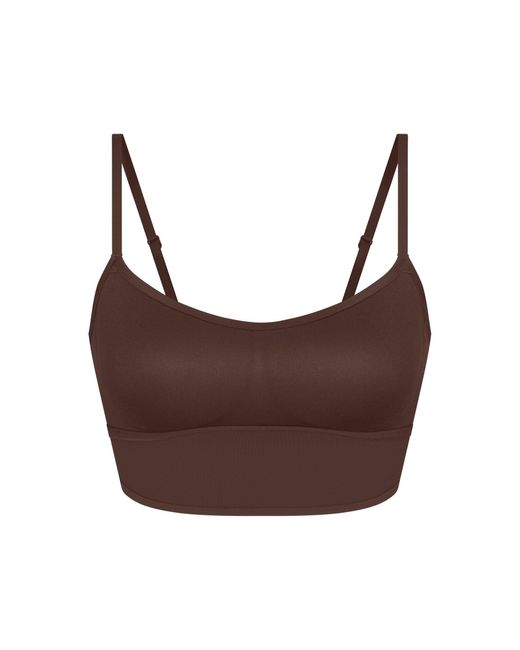 Skims Brown Cami Bra Top