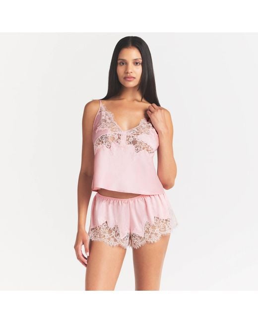 Skims Red Lace Short
