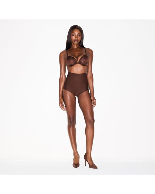 Skims Brown Core Sculpt Butt Lifting Brief