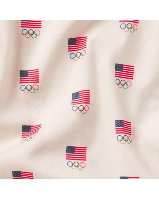 Skims Pink Cotton Poplin Olympic Boxer