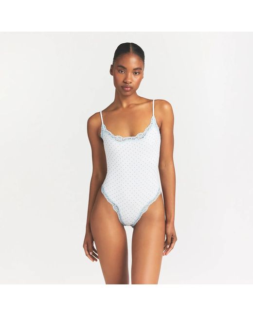 Skims White Cami Bodysuit