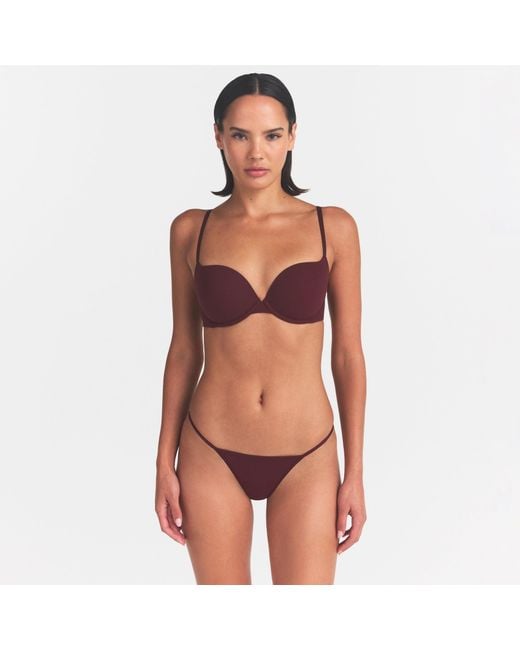Skims Red T-String Thong