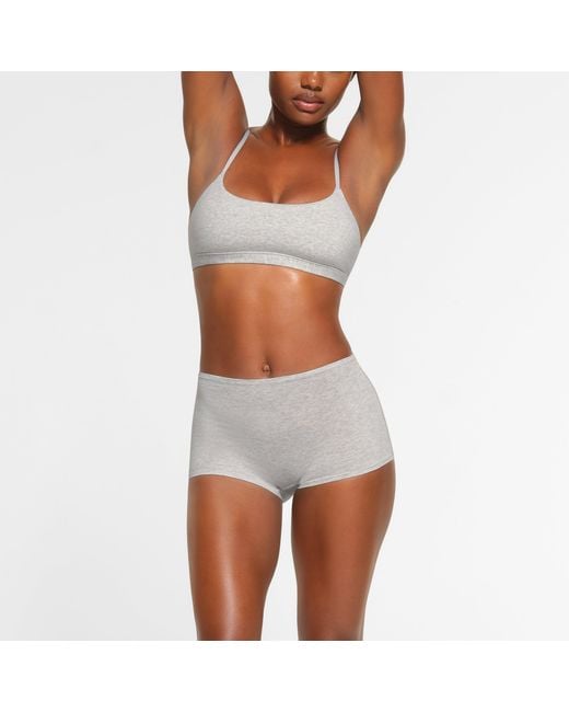 Skims Gray Boy Short