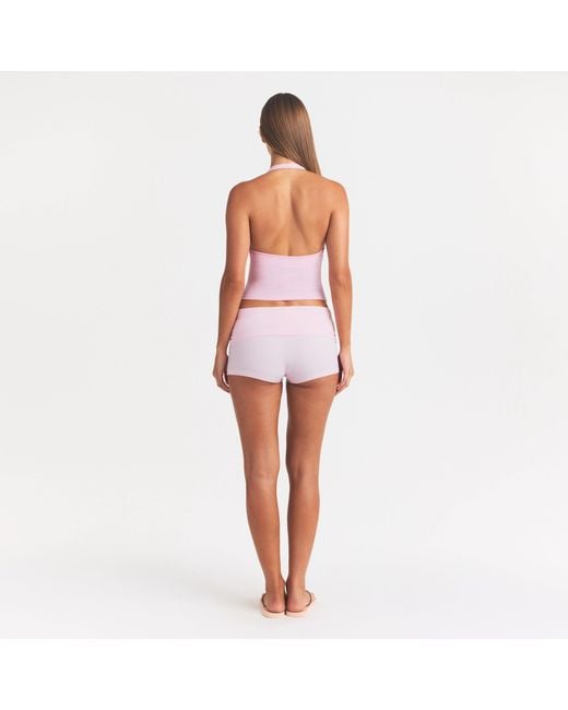 Skims Red Halter Top