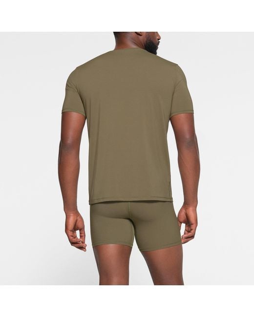 Skims Green T-shirt for men