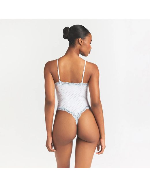 Skims White Cami Bodysuit