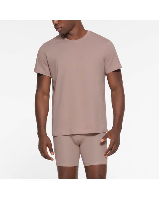 Skims Pink Classic T-shirt for men