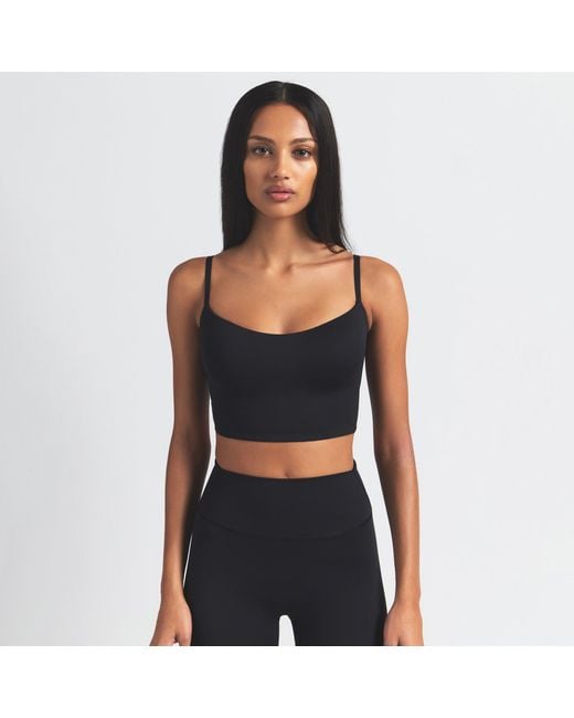 Skims Black Cami Bra Top
