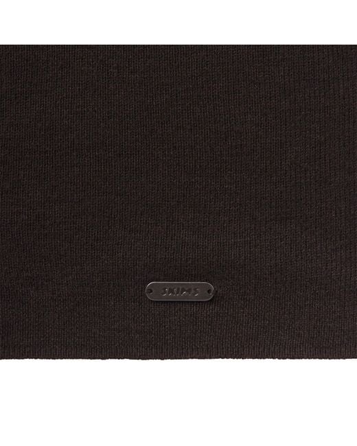 Skims Black Wrap Sweater