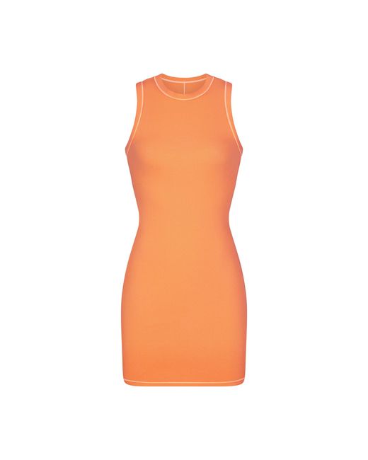 Skims Orange Tank Dress