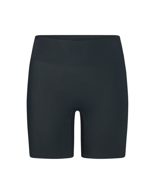 Skims Gray Bonded Waist 5" Biker Short