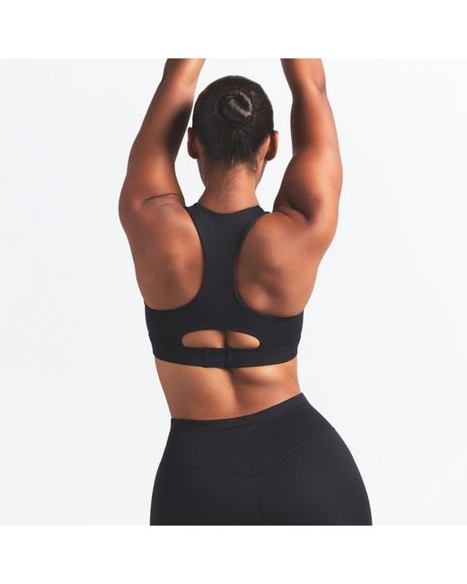 Skims Black High Neck Bra
