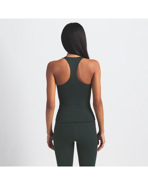Skims Black Racer Back Tank Top