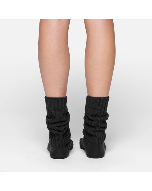 Skims Black Slouch Sock
