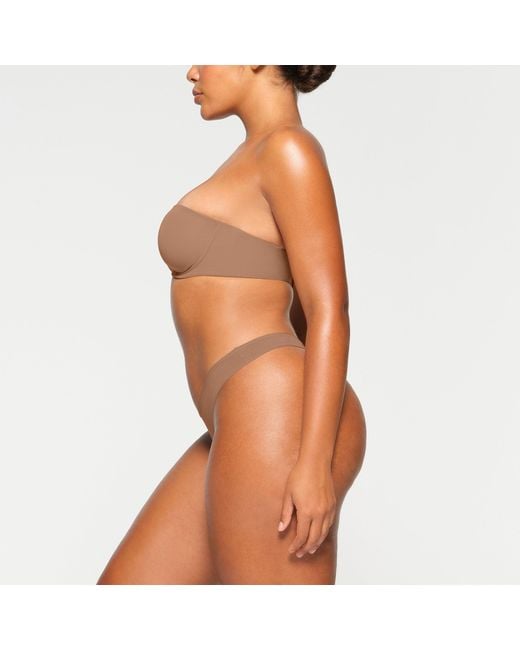 Skims Brown Strapless Bra
