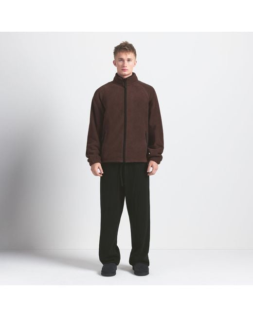 Skims Brown Zip Up Jacket for men