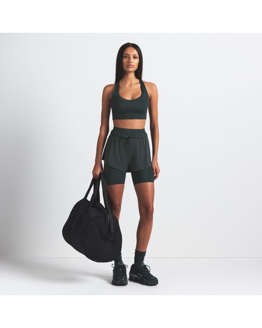 Skims Black Racer Back Bra