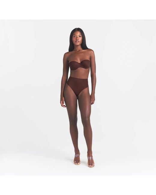 Skims Red Strapless Bra