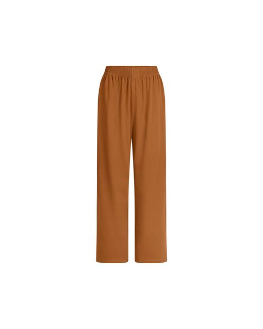 Skims Wide Leg Pants in Brown | Lyst
